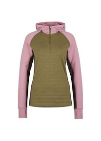 Stoic MerinoFleece260 FlenSt. Half Zip with Hood Merinohoodie Women (Gr L |oliv)
