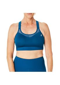 Sport-BH asics Road Combination Bra Damen (Gr 70 - Cup: B |beige/blau)