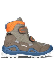 Lowa Milo Evo GTX Mid Junior Winterschuhe Kinder (Gr 27 |braun |wasserdicht)