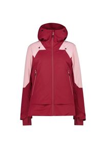 Fleecejacke CMP Jacket Fix Hood Twill Damen (Gr 46 |rot |wasserdicht)