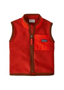 Patagonia Baby Synch Vest Fleeceweste Kinder (Gr 5 Years |rot)
