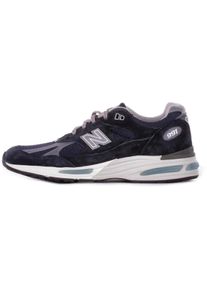 New Balance Low-Top Sneaker - Navy Blue/Grey Mesh Logo Sneaker - Gr. 12 - in Blau - f&uuml;r Damen