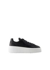 Hogan Low-Top Sneaker - H-Stripes Allacciato Sneakers - Leather - Black - Gr. 40 (EU) - in Schwarz - f&uuml;r Damen
