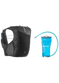 Salomon Active Skin 12 Reservoir Trailrunningrucksack (Gr S |grau)