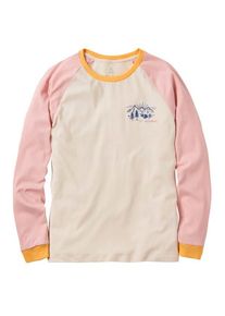 Passenger Riser Recycled Cotton L/S T-Shirt Longsleeve Damen (Gr L |beige)