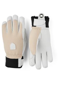 Handschuhe Hestra Army Leather Patrol 5 Finger Damen (Gr 9 |grau |wasserdicht)