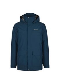 Vaude Pellice Wool Parka Mantel Men (Gr S |blau |wasserdicht)