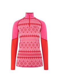 KARI TRAA Malia Half Zip Merinounterw&auml;sche Damen Ski (Gr XL |rosa)