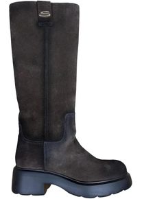 Santoni Low-Top Sneaker - Stiefel aus Veloursleder - Gr. 36 (EU) - in Braun - f&uuml;r Damen