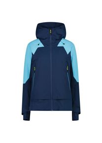 CMP Jacket Fix Hood Twill Skijacke Damen (Gr 36 |blau |wasserdicht)