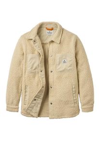 Fleecejacke Passenger Rappel Recycled Sherpa Oversized Shirt Damen (Gr L |beige)