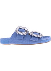 Toral Slipper & Pantoletten - Dames Toral Slipper - Gr. 38 (EU) - in Blau - f&uuml;r Damen