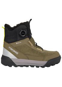 Winterschuhe Viking Expower Warm GTX Boa Kinder (Gr 41 |oliv/schwarz |wasserdicht)