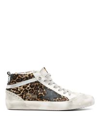 Golden Goose Deluxe Brand Golden Goose Low-Top Sneaker - Dames Mid Star Horsy Sneaker Beige - Gr. 37 (EU) - in Bunt - f&uuml;r Damen