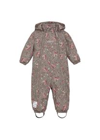 Minymo Snow Suit AOP Overall Kinder Alltag (Gr 104 |braun |wasserdicht)
