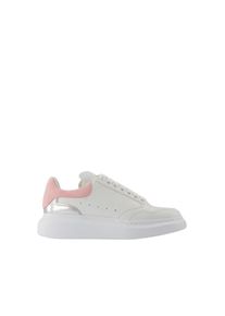 Alexander McQueen Low-Top Sneaker - Oversized Sneakers - Leather - White/Pink - Gr. 40 (EU) - in Weiß - für Damen