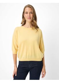 Brax Damen Pullover Style LISA, gelb, Gr. 36