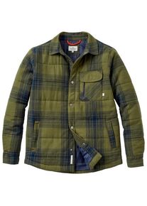Passenger Taranaki Quilted Overshirt Freizeitjacke Herren (Gr M |oliv)