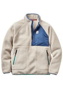Passenger Home 2.0 1/2 Zip Recycled Sherpa Fleece Fleecejacke Damen Alltag (Gr XXL |beige)