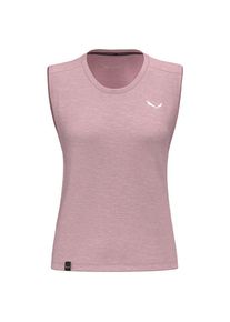 Merinoshirt Salewa Eagle Minilogo Alpine Merino Tank Top Damen (Gr 38 |rosa)