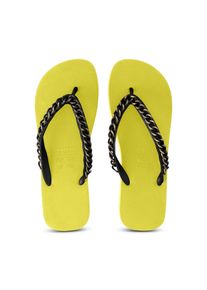 Uzurii Slipper & Pantoletten - Zehentrenner Gold Large - Gr. 43_44 - in Gr&uuml;n - f&uuml;r Damen