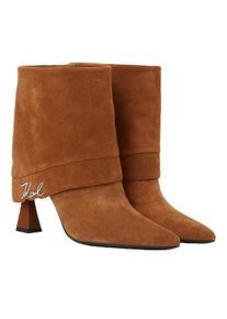 K by KARL LAGERFELD Karl Lagerfeld Stiefeletten - Debutante Stiefeletten mit umgeschlagenem Schaft - Gr. 39 (EU) - in Braun - f&uuml;r Damen