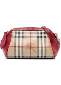 Burberry Hobo Bags - Mini Haymarket Check Coated Canvas Blaze Crossbody - Gr. unisize - in Braun - f&uuml;r Damen
