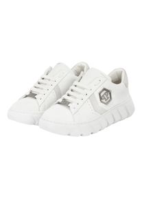 Philipp Plein Low-Top Sneaker - Lo-Top Turnschuhe Hexagon - Gr. 35 (EU) - in Wei&szlig; - f&uuml;r Damen