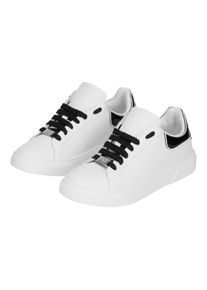 Philipp Plein Low-Top Sneaker - Big Bang Runner - Gr. 44 (EU) - in Wei&szlig; - f&uuml;r Damen