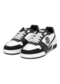 Philipp Plein Low-Top Sneaker - Lo-Top Turnschuhe P-Force 78 - Gr. 43 (EU) - in Wei&szlig; - f&uuml;r Damen
