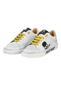 Philipp Plein Low-Top Sneaker - Lo-Top Turnschuhe Retrokickz - Gr. 47 - in Wei&szlig; - f&uuml;r Damen