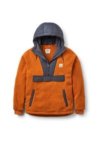 Passenger Woodland 2.0 Hooded 1/2 Zip Recycled Polar Fleece Fleecejacke Men (Gr XL |bunt)