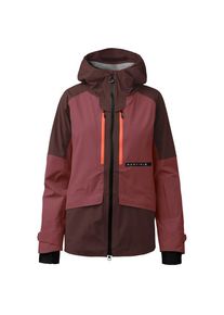 Regenjacke Martini Yalca 3L Jacket Damen (Gr L |braun/rot |wasserdicht)