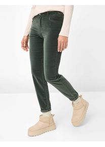 Brax Damen Röhrenjeans Style SHAKIRA DEEP FOREST, dunkelgrün, Gr. 40L