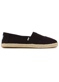 Toms Shoes TOMS Alpargata Rope Recycled Cotton Sneaker Damen (Gr 37 |schwarz)