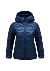 Peak Performance Helium Down Hood Jacket Daunenjacke Damen Reisen (Gr XL |blau)
