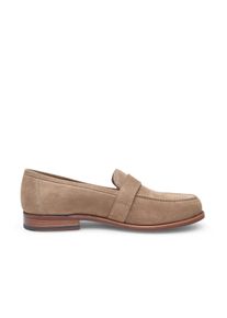Heinrich Dinkelacker Slipper & Pantoletten - Loafer Wien Single Monk V - Gr. 44 (EU) - in Beige - f&uuml;r Damen