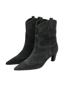 Thea Mika Stiefeletten - Cowboy Boots - Gr. 37 (EU) - in Dunkelgrau - f&uuml;r Damen