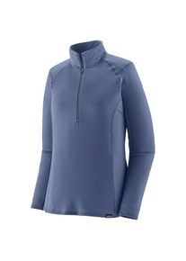 Patagonia Capilene Thermal Weight Zip Neck Kunstfaserunterw&auml;sche Women (Gr&ouml;&szlig;e L |blau)