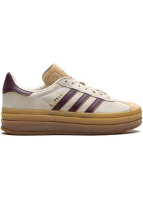 Adidas Low-Top Sneaker - Gazelle Bold W Cream White/maroon/magic Beige - Gr. US_9_5 - in Wei&szlig; - f&uuml;r Damen