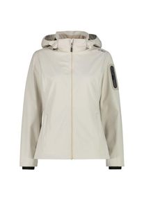 Softshelljacke CMP Light Softshell Jacket Zip Hood Damen (Gr 42 |beige)