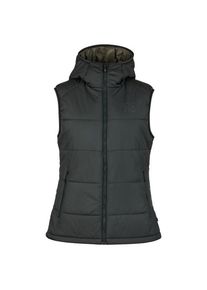 Stoic MountainWool200 StorboSt Hooded Vest Winterweste Damen (Gr S |grau/schwarz)