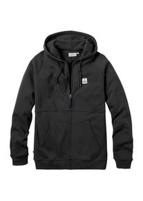 Passenger Heritage Full Zip Recycled Cotton Hoodie Sweat- & Trainingsjacke Herren (Gr L |schwarz)