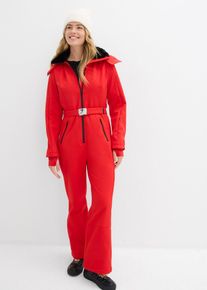 bonprix wasserabweisender warmgef&uuml;tterter Softshell-Skianzug, rot, Gr.44, wasserabweisender, warmgef&uuml;tterter Softshell-Skianzug