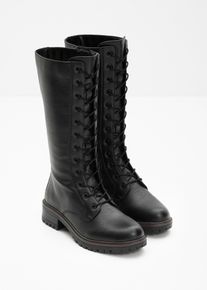 bonprix Schn&uuml;rstiefel, schwarz, Gr.40, Vielseitig kombinierbarer Schn&uuml;rstiefel f&uuml;r den Winter