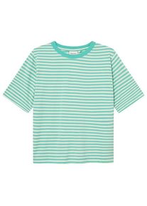 DEDICATED T-Shirt Vadstena Stripes T-Shirt Damen Alltag (Gr XL |t&uuml;rkis/gr&uuml;n)