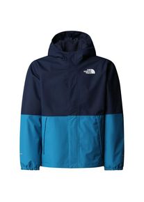 The North Face WarAntora Rain Jacket Regenjacke Kinder Wandern (Gr M |blau |wasserdicht)