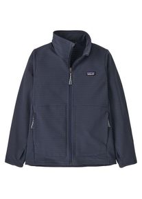 Softshelljacke Patagonia R1 Techface Jacket Kinder (Gr S |blau)