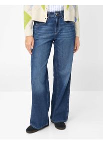 Brax Damen Five-Pocket-Hose Style MORGAN USED REGULAR BLUE, denim blau, Gr. 36