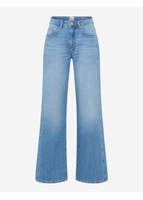 Brax Damen Five-Pocket-Hose Style MORGAN USED LIGHT BLUE, denim hellblau, Gr. 32K